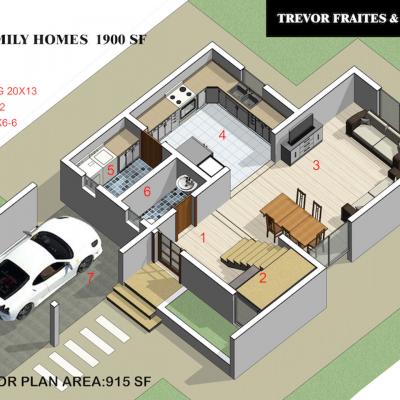 A 1 Single Family Homeslower Floor Plan